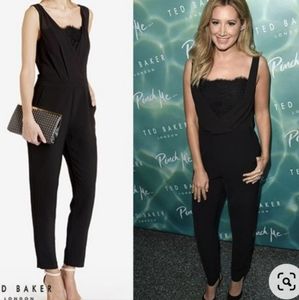 Ted Baker Saunton Lace Top Ankle Length Jumpsuit